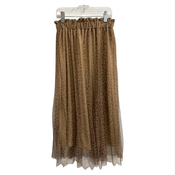 Revamped Dresses & Skirts - Revamped Animal Print Maxi Skirt Size XS